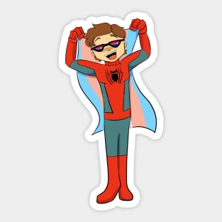 Trans - Bi Pride Parker Sticker